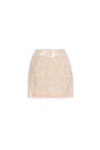 Lana A-line High Waist Sequin Mini Skirt