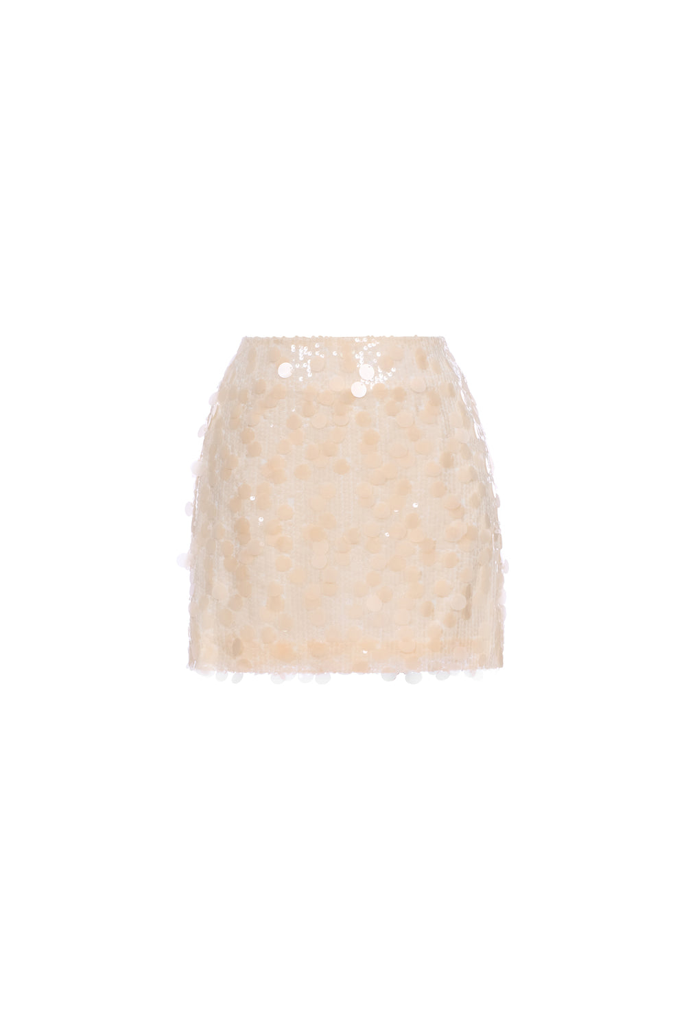 Lana A-line High Waist Sequin Mini Skirt