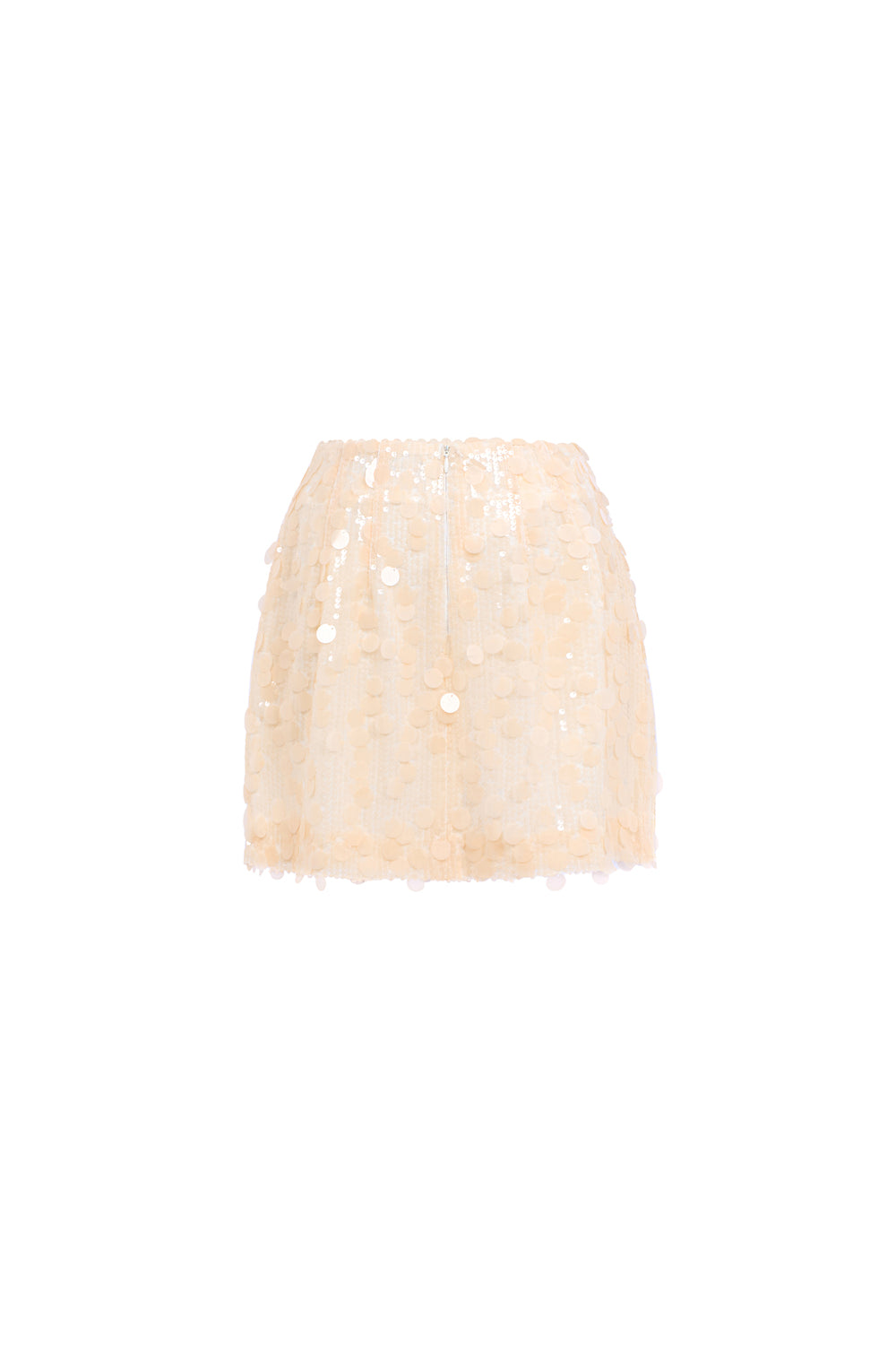 Lana A-line High Waist Sequin Mini Skirt