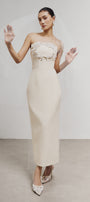 Lanlola Straight Across Midi Dress - MEAN BLVD