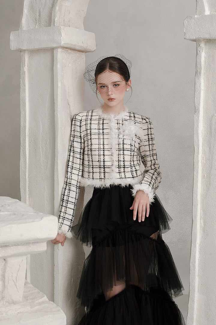 Lanya Trapezoid Gathering Skirt - MEAN BLVD