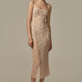 Larme Bead Midi Dress - MEAN BLVD