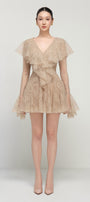 Laurel Ruffle Mini Dress - MEAN BLVD