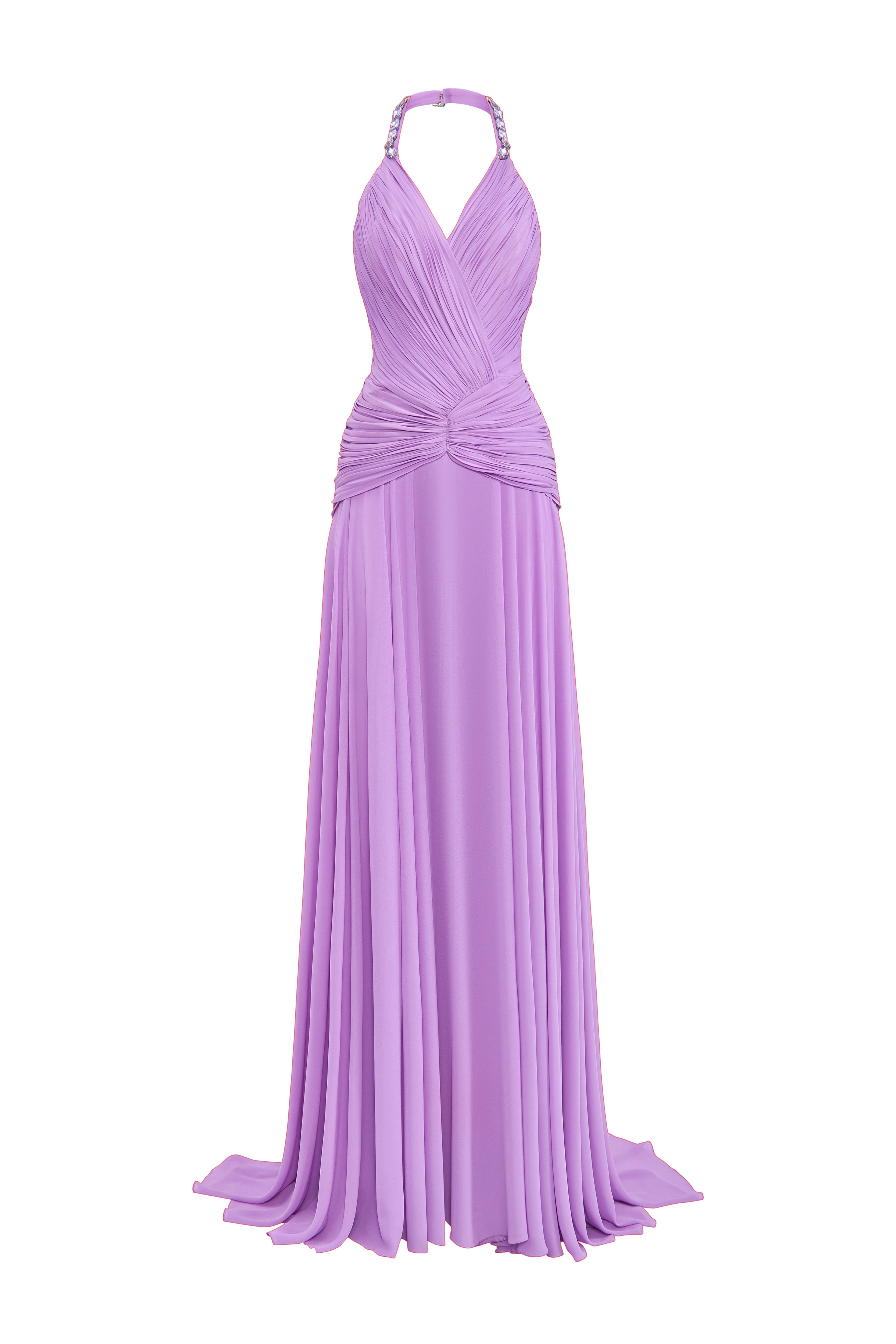 Lavinia Halter Maxi Dress - MEAN BLVD
