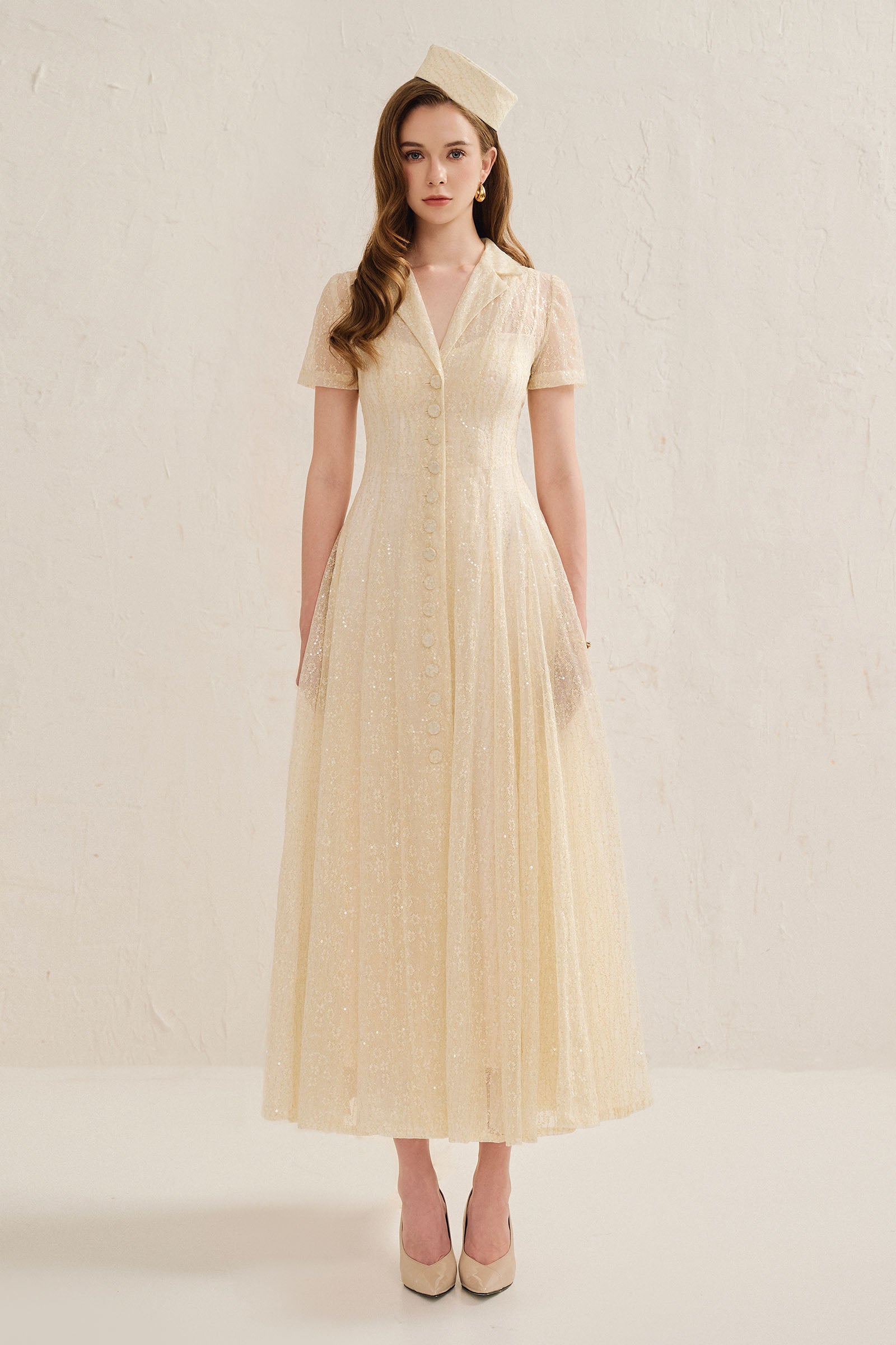 Lea Sequin Midi Dress - MEAN BLVD