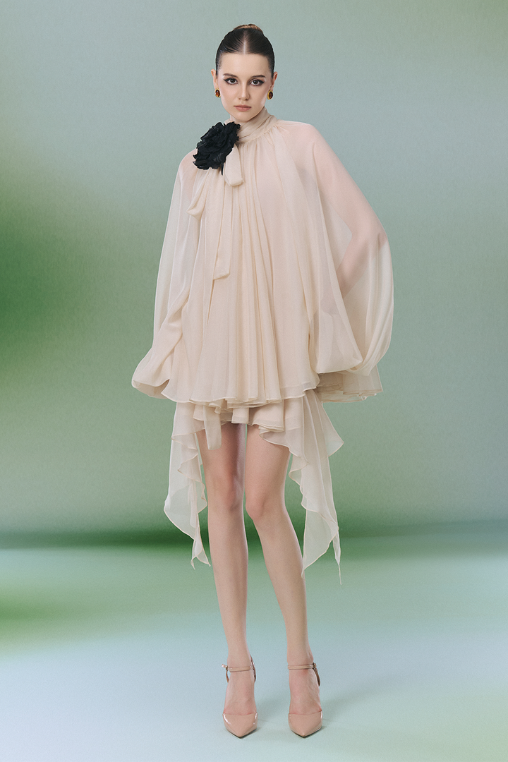 Leonette Blouson Draped Set - MEAN BLVD