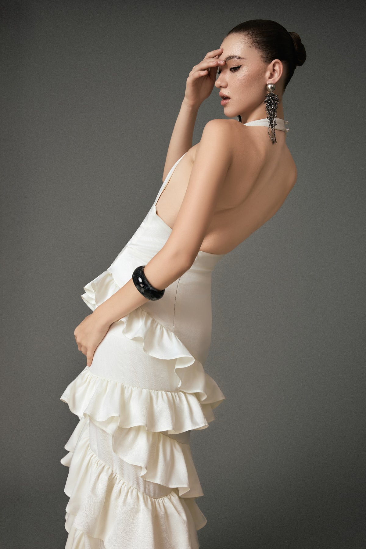 Lex Ruffle Maxi Dress