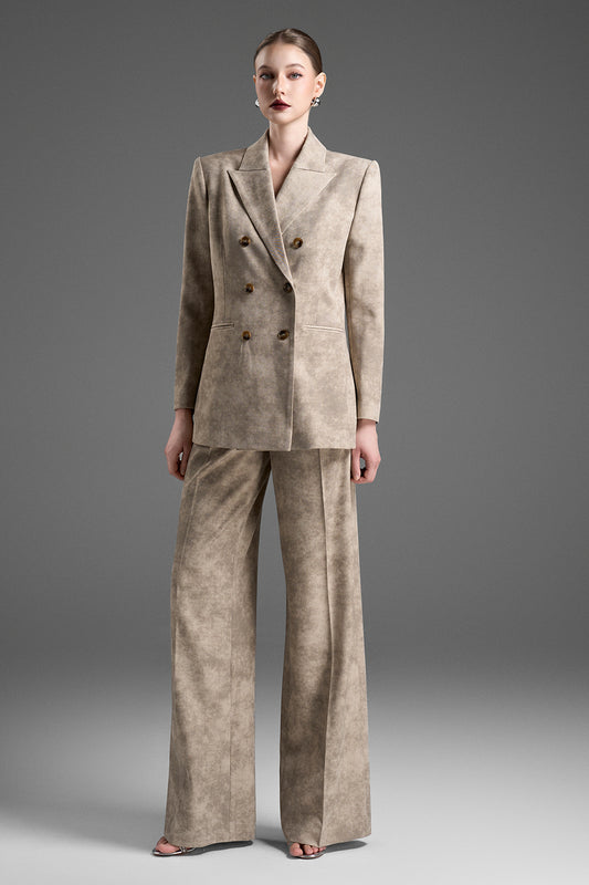 Lilia Straight Tweed Pants - MEAN BLVD