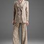Lilia V-Neck Tweed Blazer - MEAN BLVD