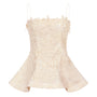 Lilly Peplum Camisole Lace Top