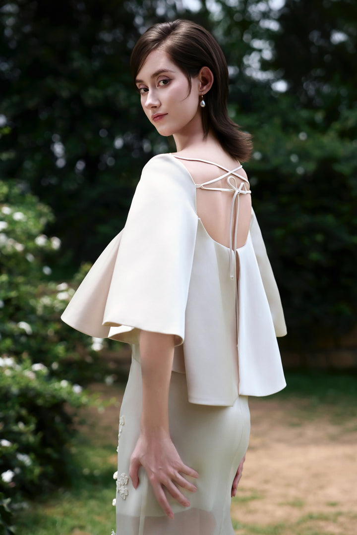 Lily Off-Shoulder Applique Maxi Dress - MEAN BLVD