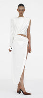 Limoni Asymmetric Maxi Dress - MEAN BLVD