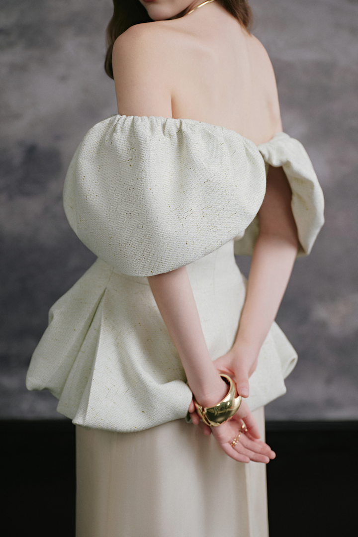 Liora Off-Shoulder Draped Top - MEAN BLVD