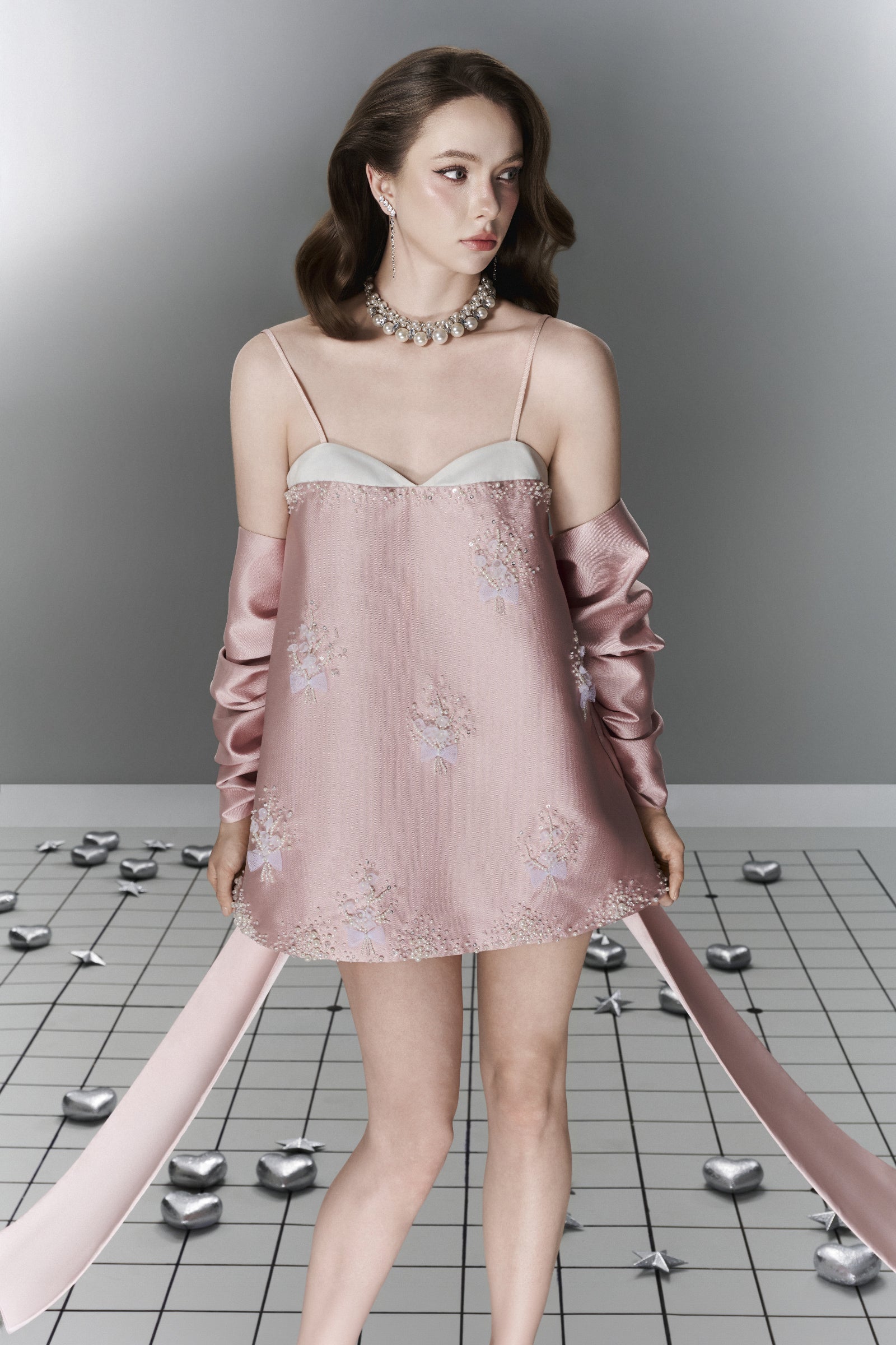 Soma Ribbon Mini Dress