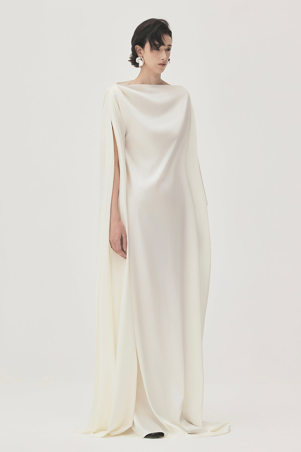 chinese dress ladies Satin Boat Neck Sleeveless Bridesmaid Dress| Plus Size