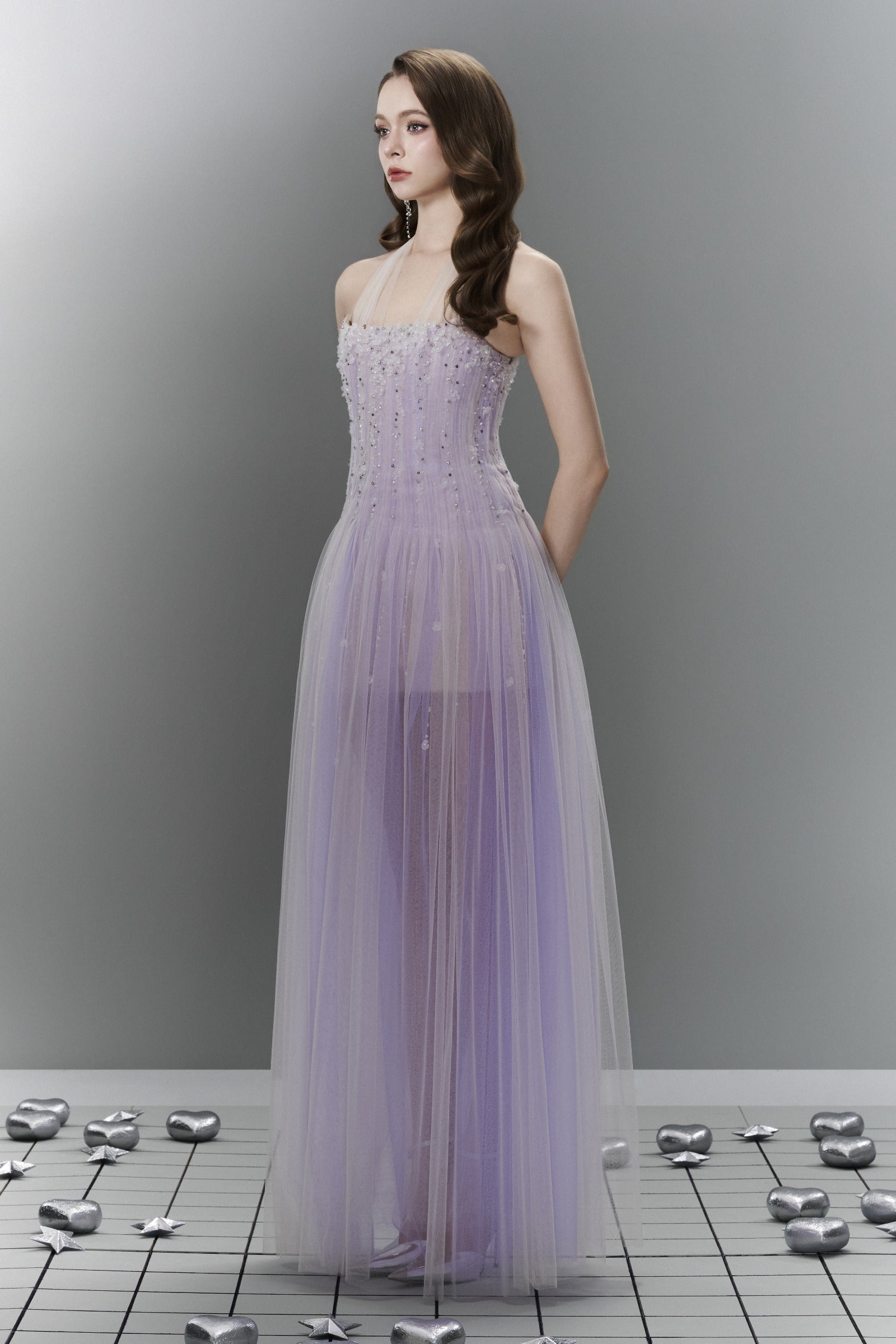 Liora Halter Maxi Dress