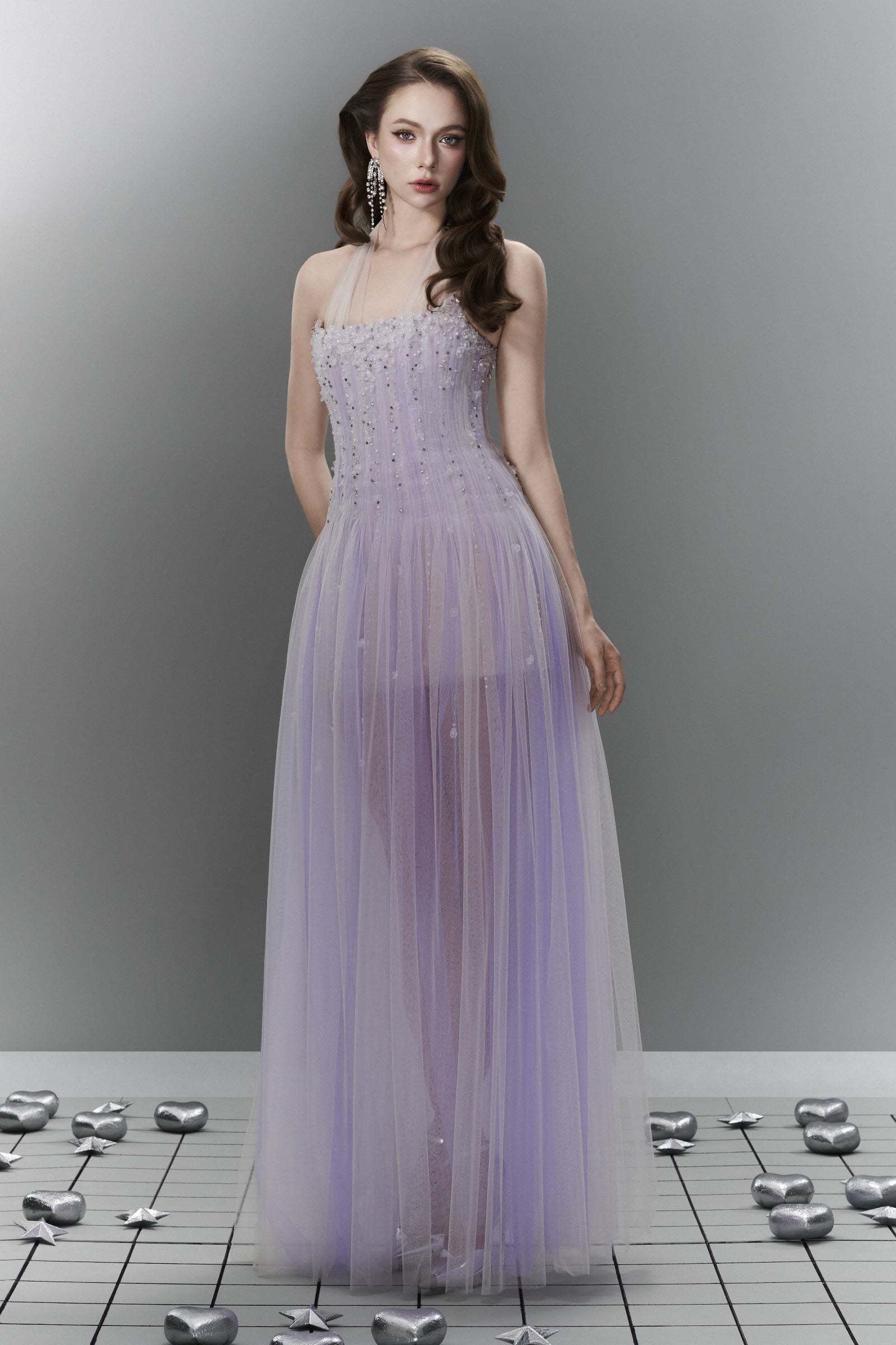 Liora Halter Maxi Dress
