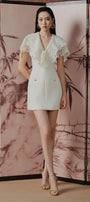 Lotus Ruffle Mini Dress - MEAN BLVD