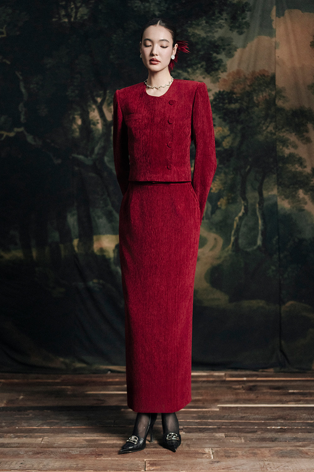 Lueur Round Neck Jacket - MEAN BLVD