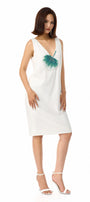 Lumi V-Neck Midi Dress - MEAN BLVD