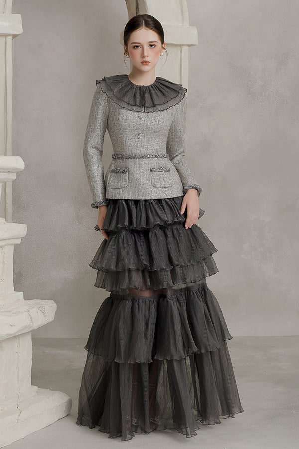 Lumia Peplum Braid Top - MEAN BLVD