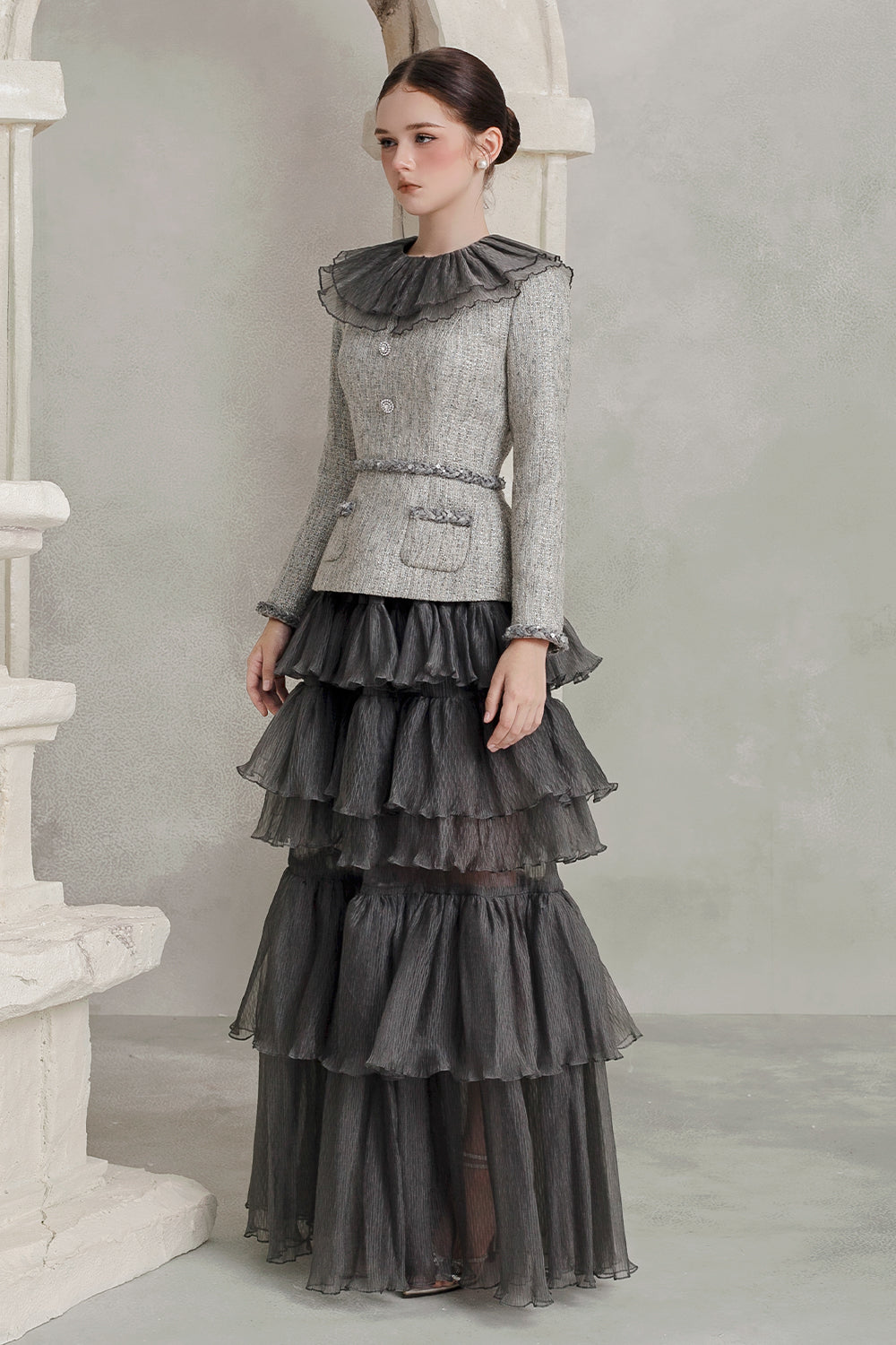 Lumia Peplum Braid Top - MEAN BLVD