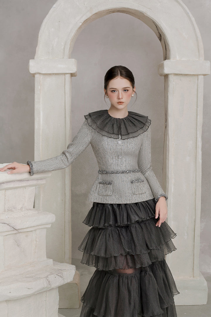 Lumia Peplum Braid Top - MEAN BLVD