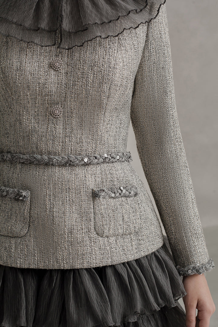 Lumia Peplum Braid Top - MEAN BLVD