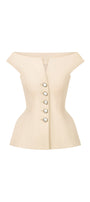 Lumina Peplum Top - MEAN BLVD