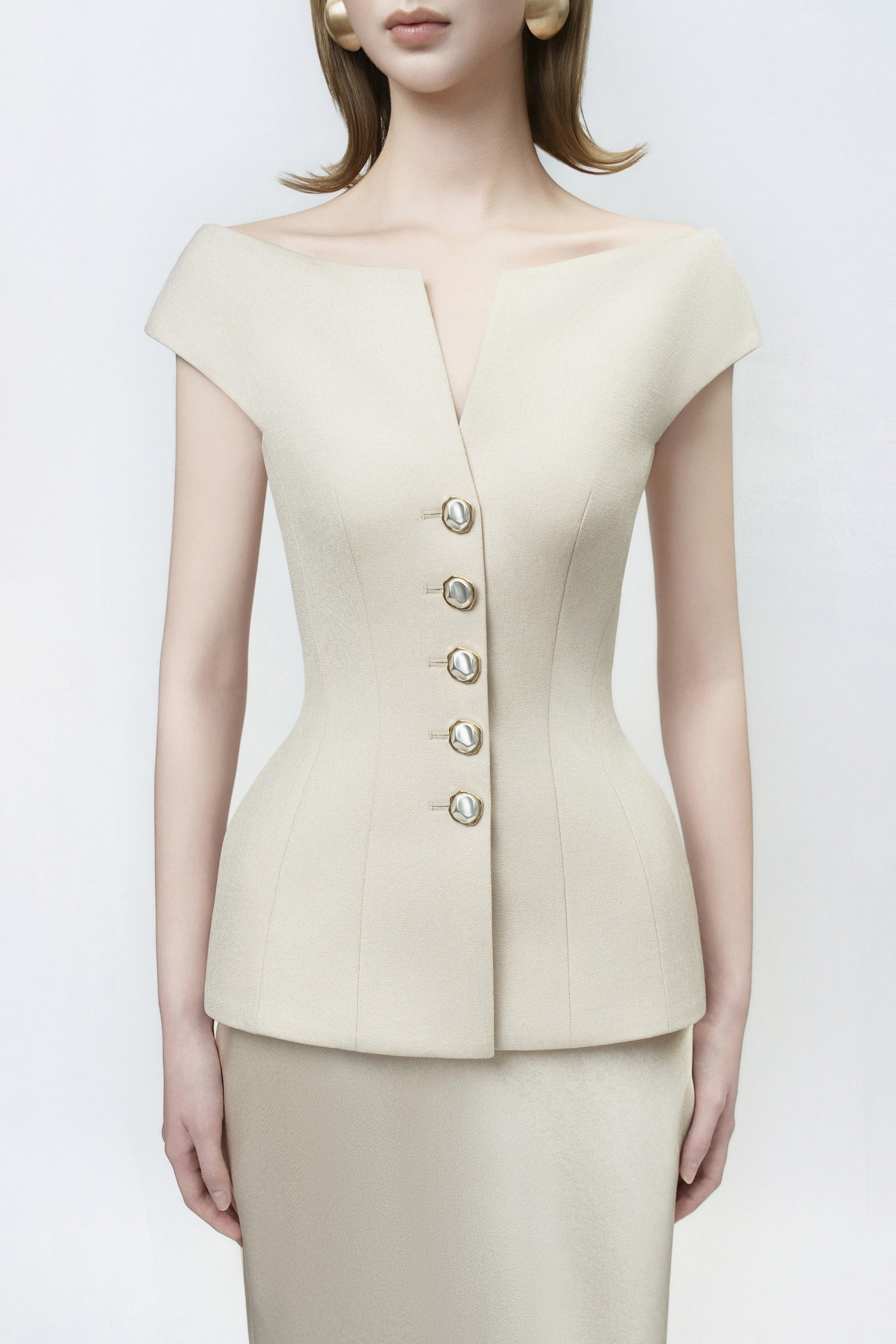 Lumina Peplum Top