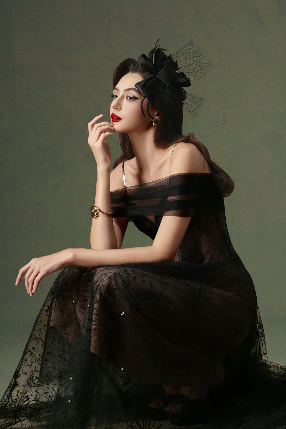 Luminous Draped Shawl - MEAN BLVD