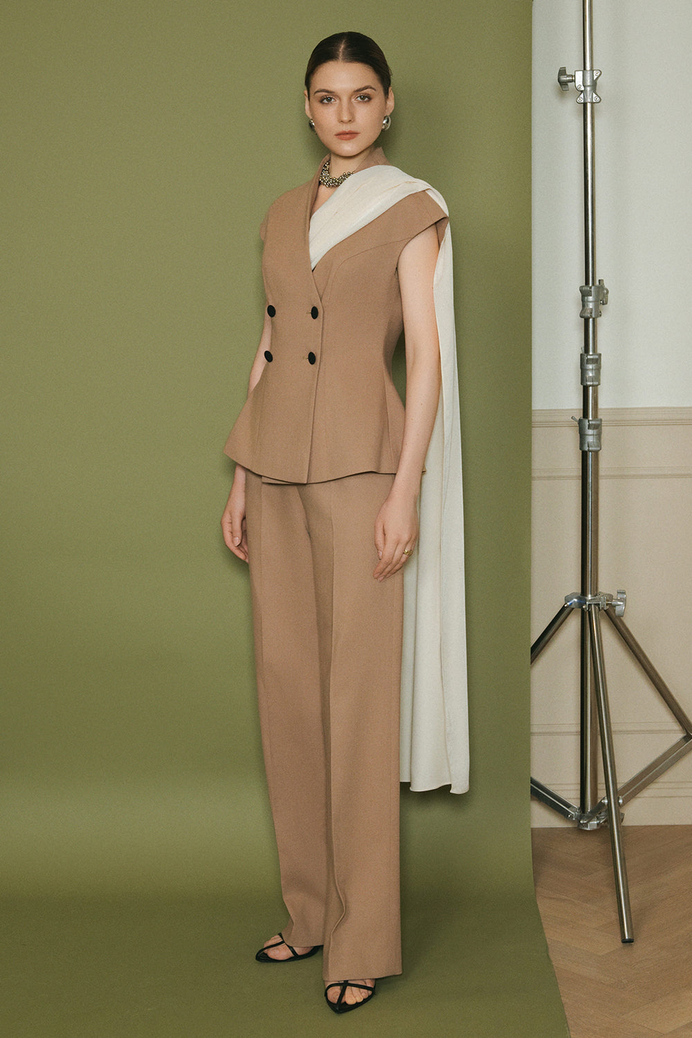 Luna Straight Wool Pants - MEAN BLVD