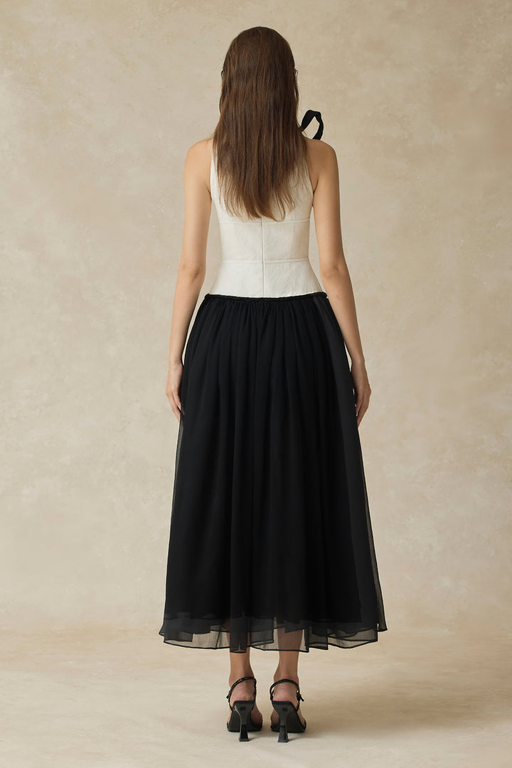 Lunaria A-line Gathering Midi Dress - MEAN BLVD