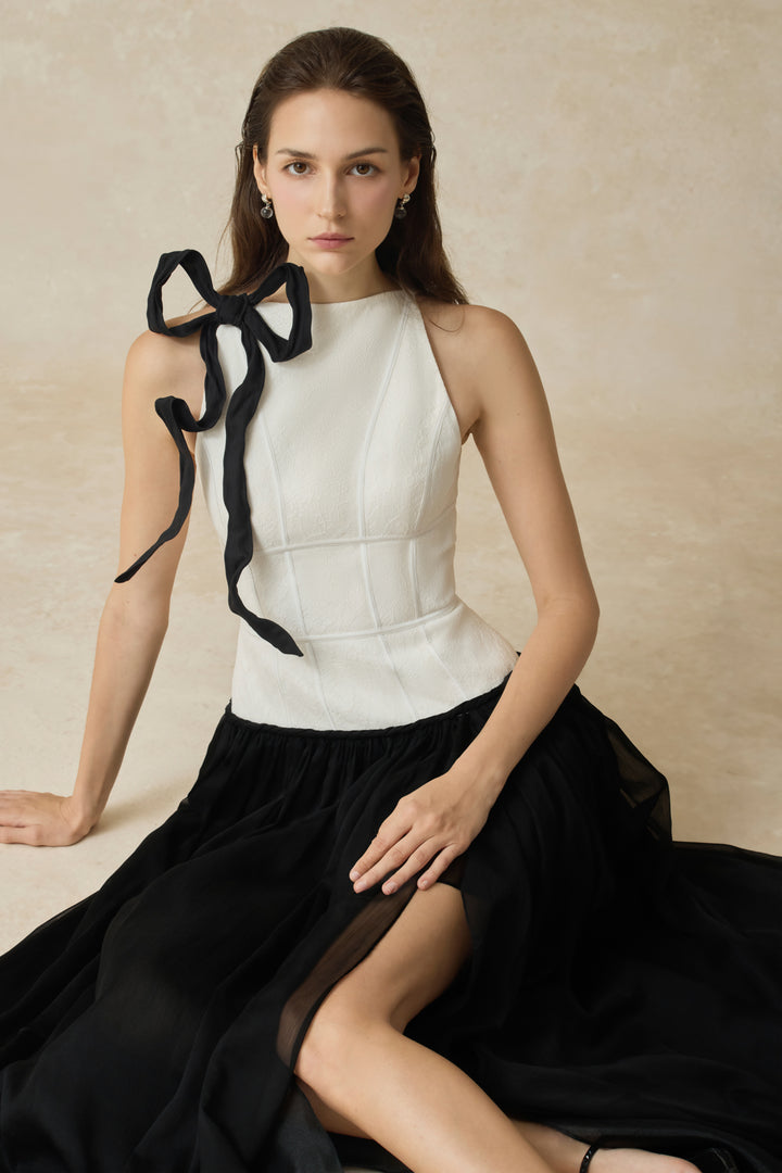 Lunaria A-line Gathering Midi Dress - MEAN BLVD