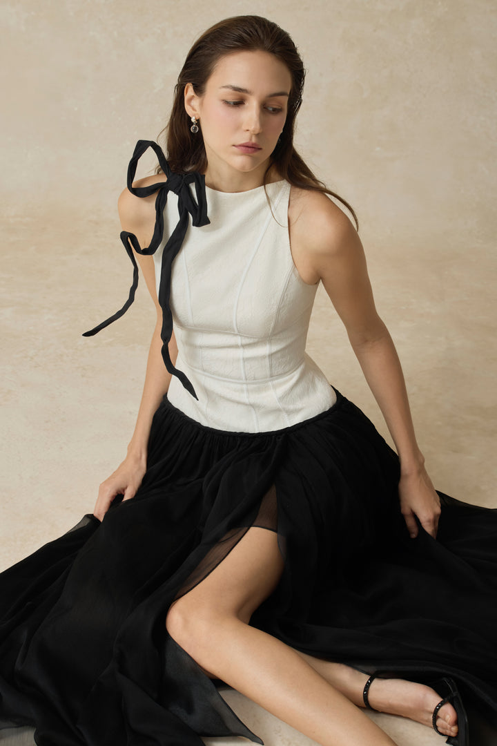 Lunaria A-line Gathering Midi Dress - MEAN BLVD