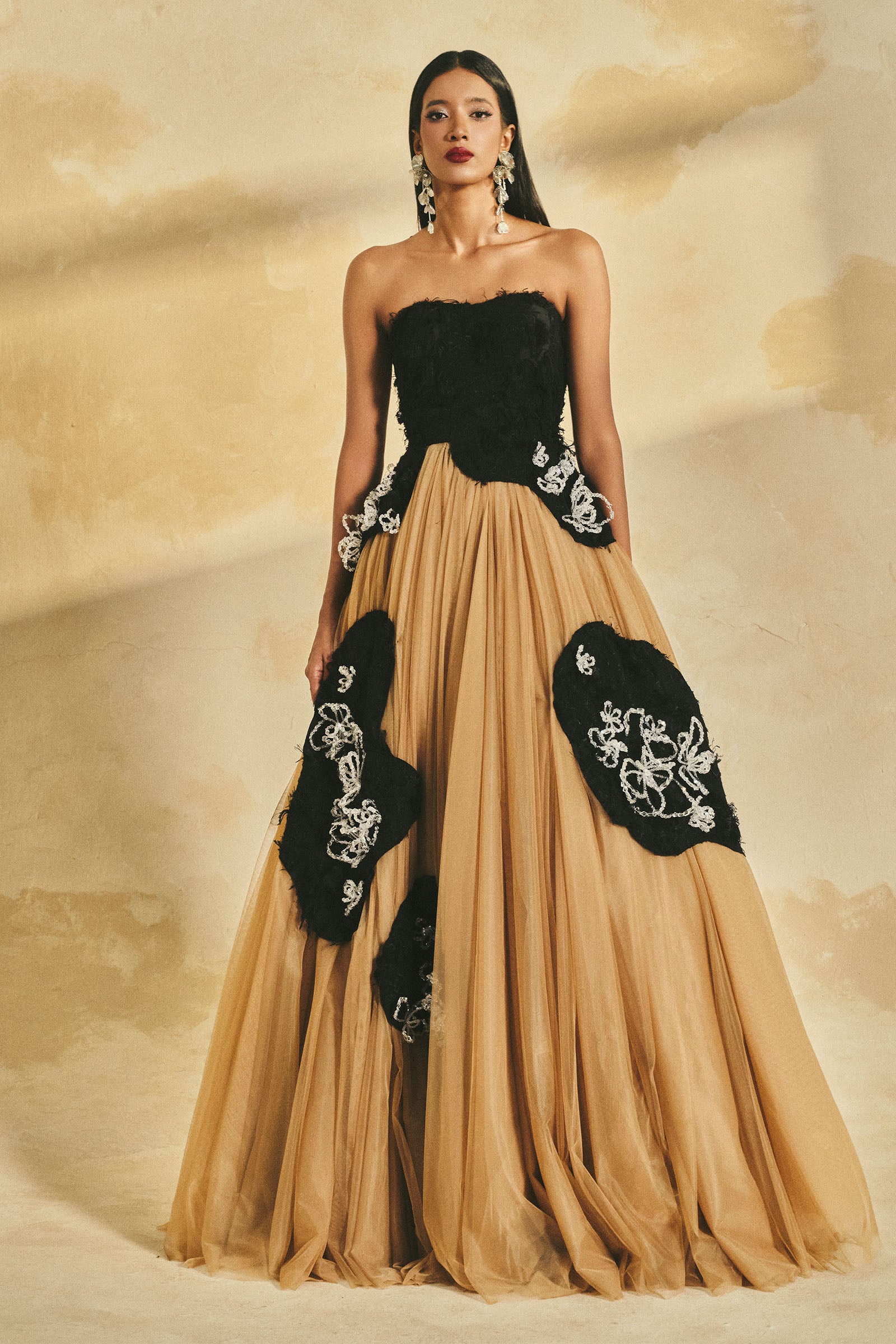 Lune Ball Gown Maxi Dress - MEAN BLVD