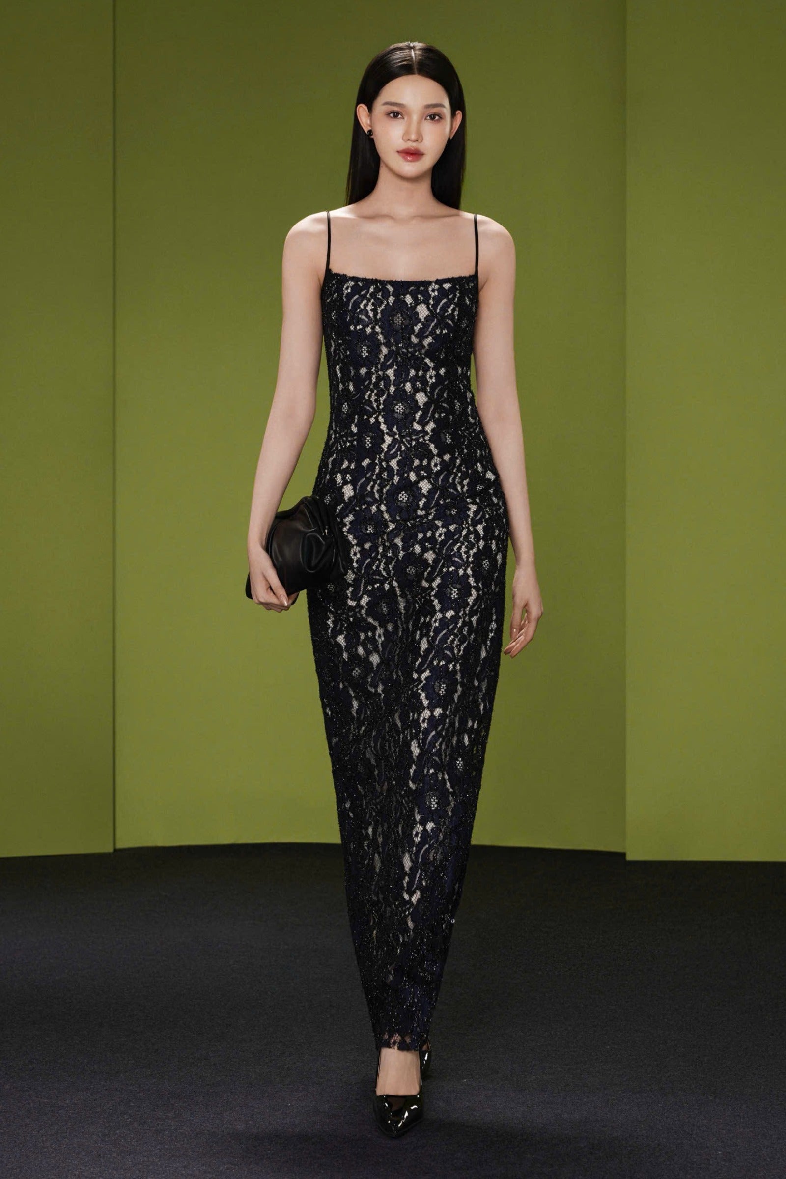 Lunelle Lace Maxi Dress - MEAN BLVD
