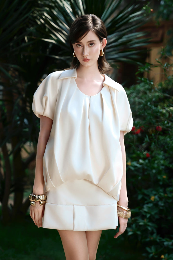 Lush Bubble Pleated Top - MEAN BLVD