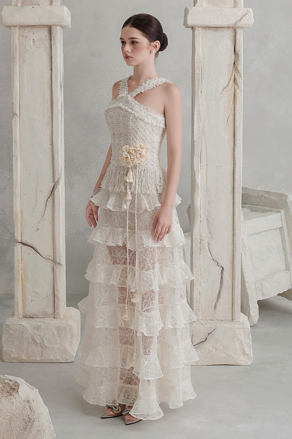 Lusia Crossover Fringe Top - MEAN BLVD