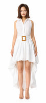 Luxe Asymmetric Midi Dress - MEAN BLVD