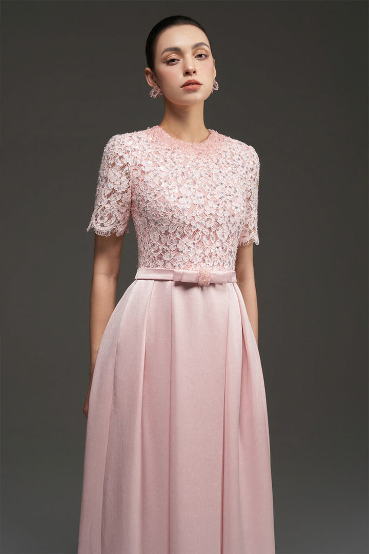 Lyanna A-line Draped Maxi Dress - MEAN BLVD