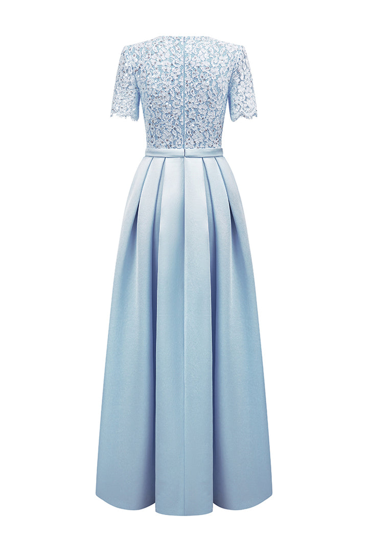 Lyanna A-line Draped Maxi Dress - MEAN BLVD