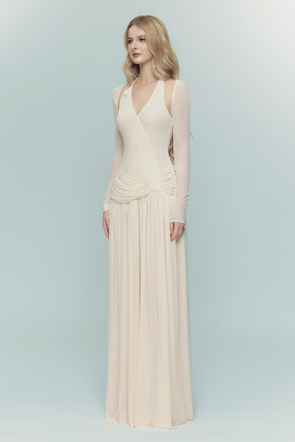 Lydia Halter Maxi Dress - MEAN BLVD