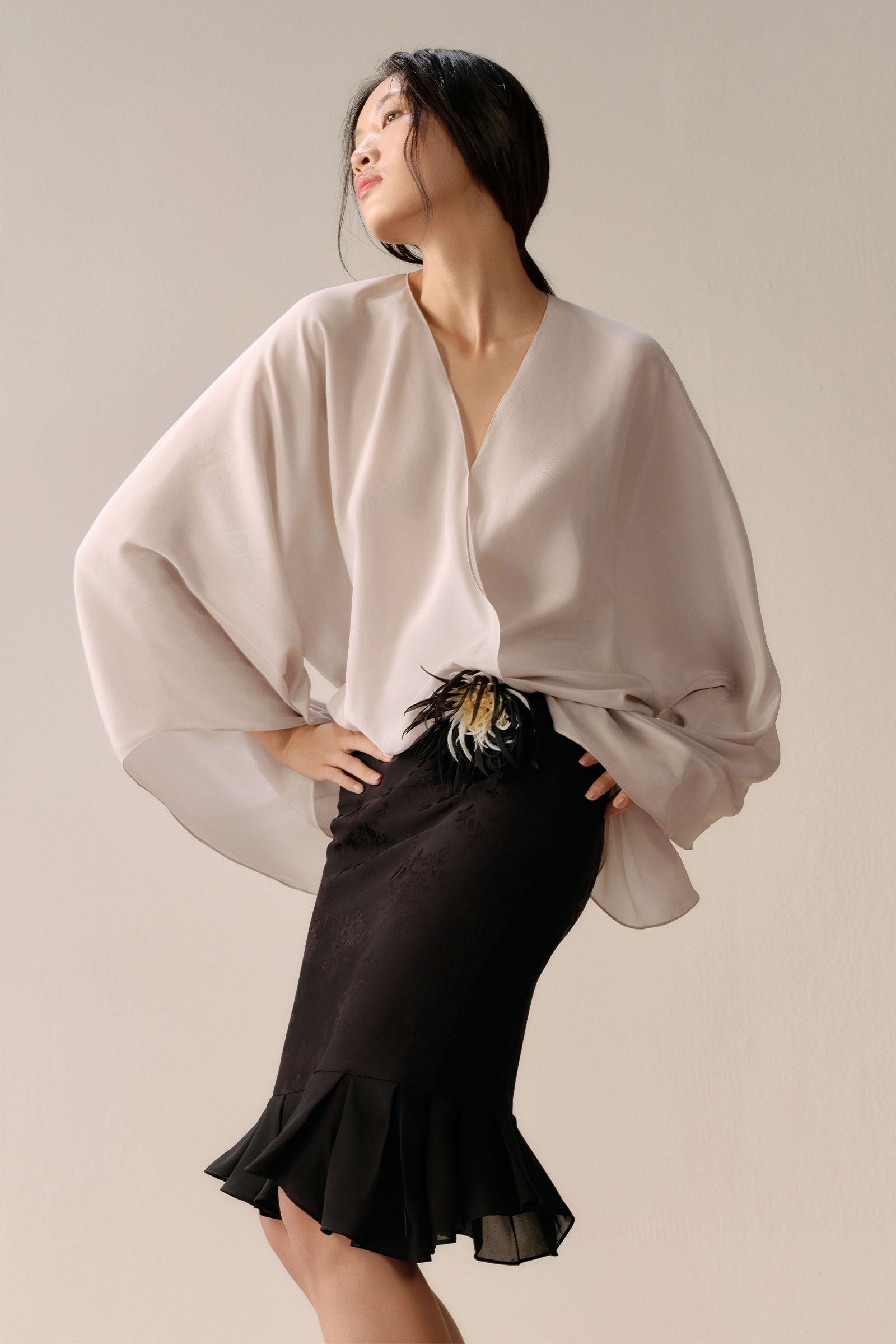 Lydia Wrap Top - MEAN BLVD