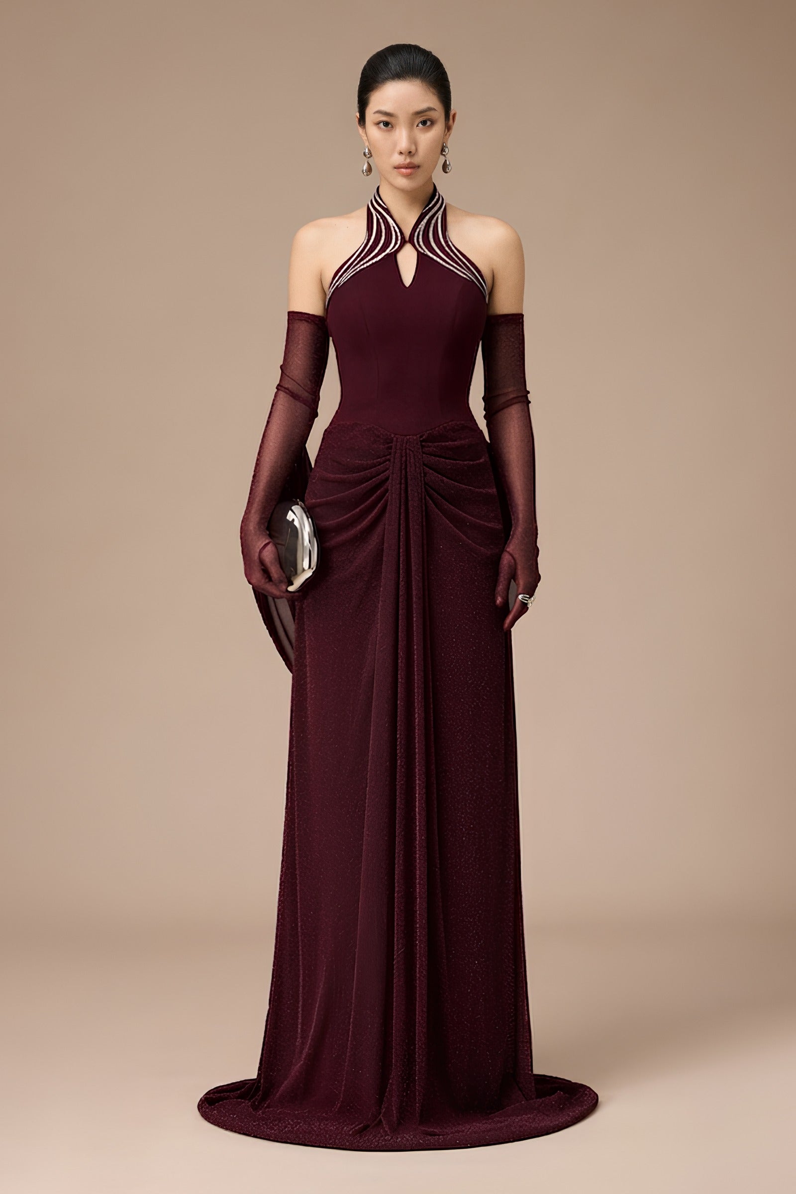 Mandolin Halter Maxi Dress
