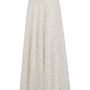 Luminara A-line High Waist Lace Floor Length Skirt