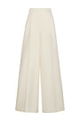 Veloria Straight Wide Leg Crepe Floor Length Pants
