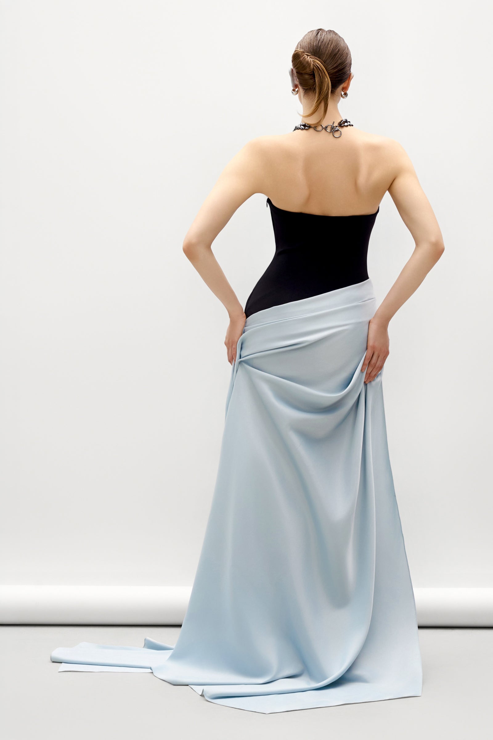Lunor Draped Maxi Dress