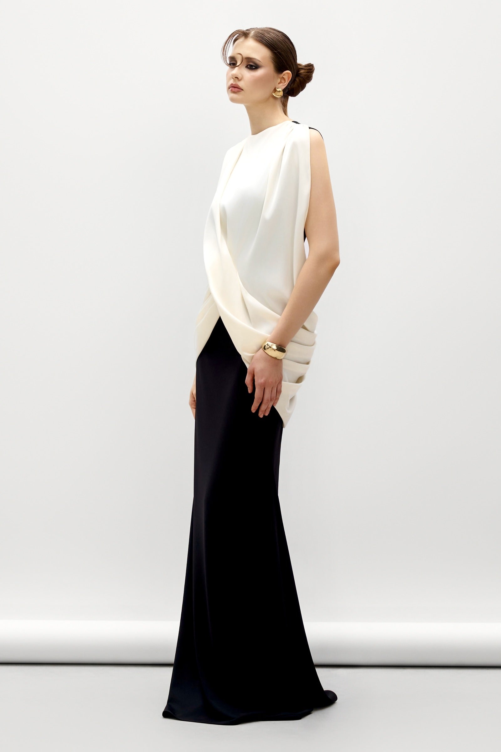 Myr Asymmetric Maxi Dress