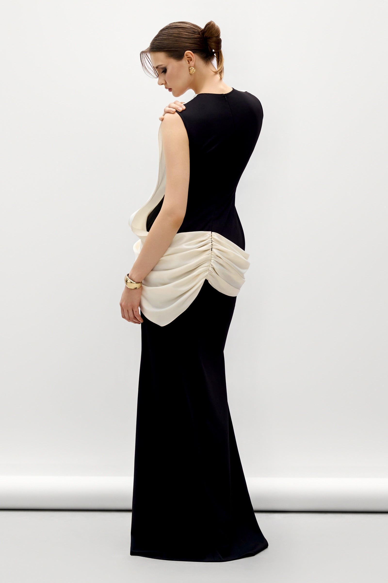 Myr Asymmetric Maxi Dress